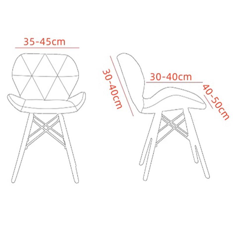 Arc-shaped Universal Elastic Protection for Household Dining Table Hotels Internet Cafes Elastic Chair Covers Just Chair Cover