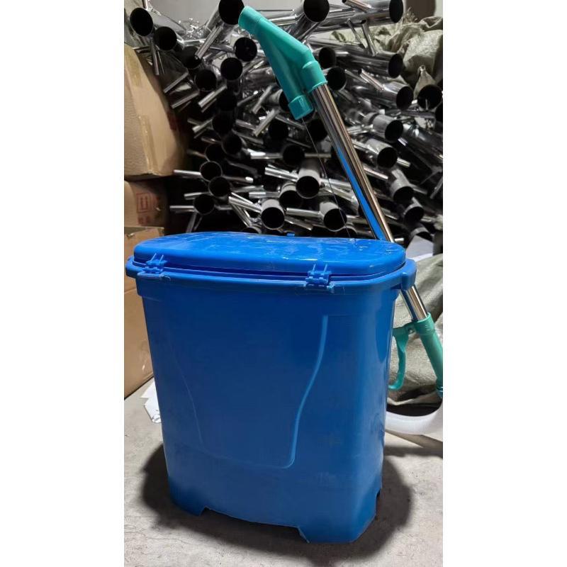 Manual Granular Fertilizer Applicator Labor Saving Adjustable Output For Agricultural Corn Cane Vegetable Garden Fertilizing