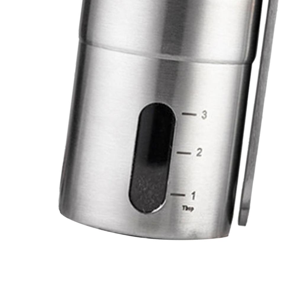 Manual Coffee Grinder Adjustable Particles Size Stainless Steel Coffee Bean Grinder for Household