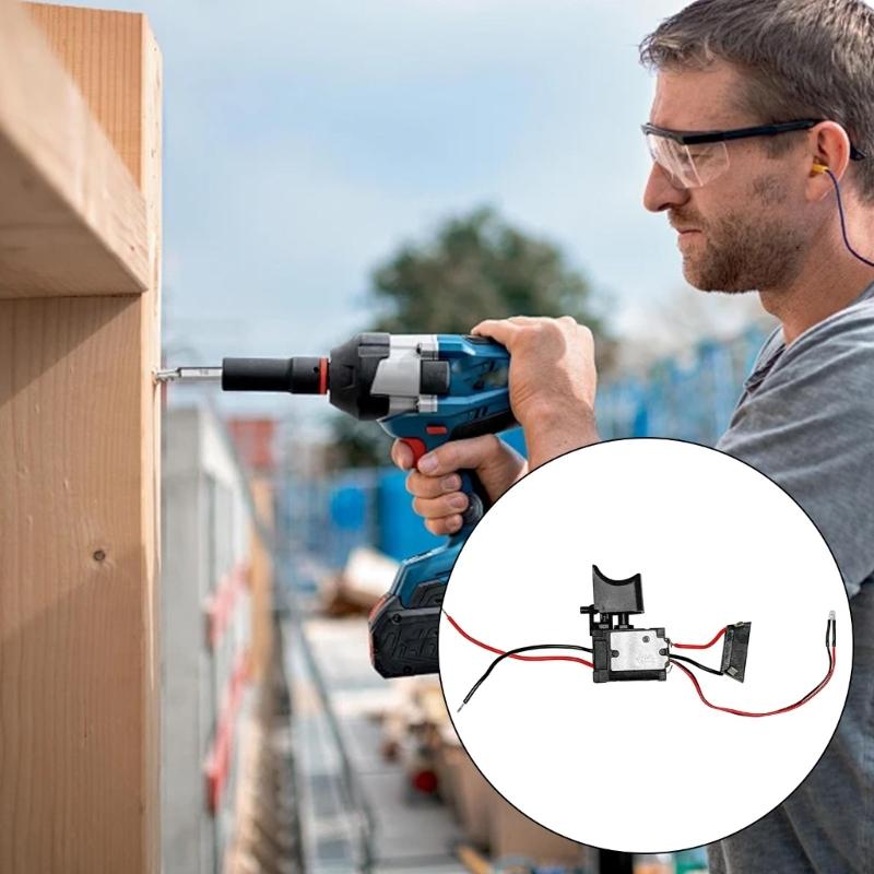 6 Connector Electric Drill Speed Controllers With Electronic Brake And Reverse Function Terminals Drill Triggers