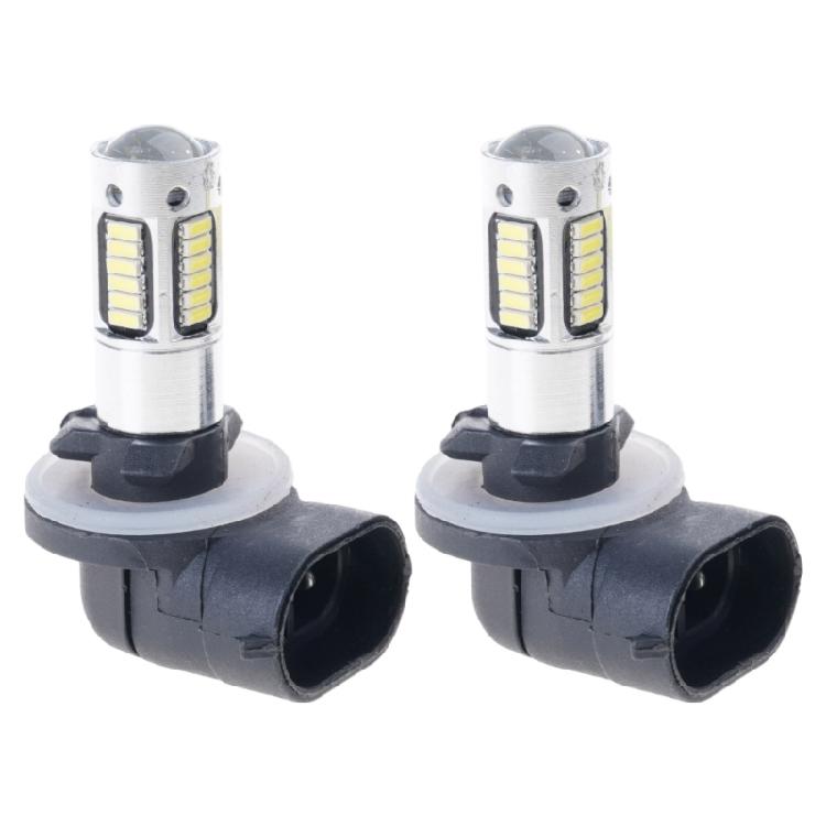 

DRL Lamps Bulbs LED Replacement Bulbs White Car Fog Lights 4014 880 881 889 H27 1