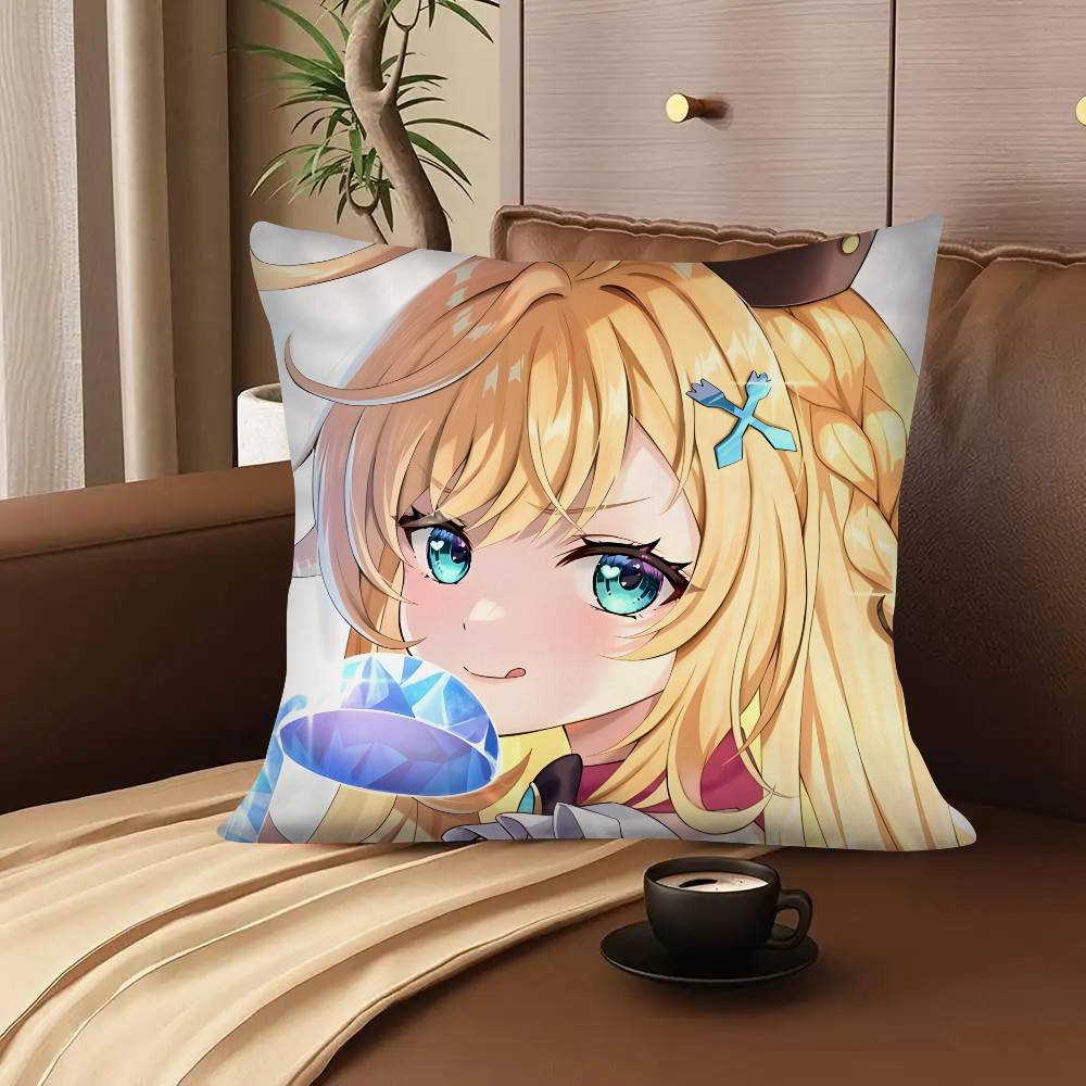 1pc Game Genshin Impact Escoffier Pillow Case Fashion Square Pillowcase Bedroom Sofa Room Ins Decoration Leisure