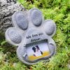 Resin Pet Memorial Tomestone Photo Frame Handcrafts Carved Sculpture Wall Desktop Garden Yard Loss Cats Dog Plaque