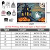 Party Backdrop Halloween Moon Flat Spooky Haunted Mansion Jack Lanterns Ghosts Celebration Photo Booth Party Decor