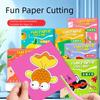 96PCS/Set Cut Paper Craft Toys Multicolor Preschool Cutting Practice  Gift