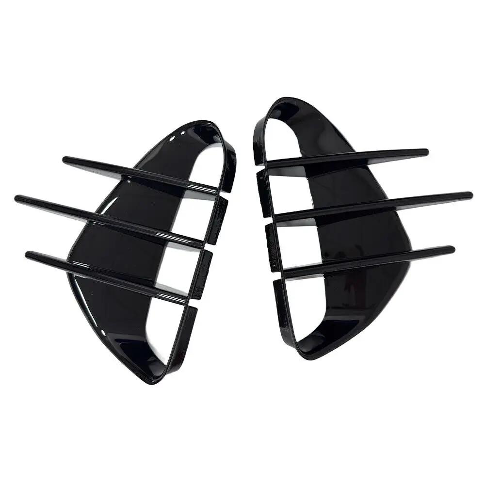 For KIA Stinger 2018-2025 Pair Car Sticker Front Bumper Side Vent Spoiler Canard Covers Accessories Auto Vehicle Decoration Part