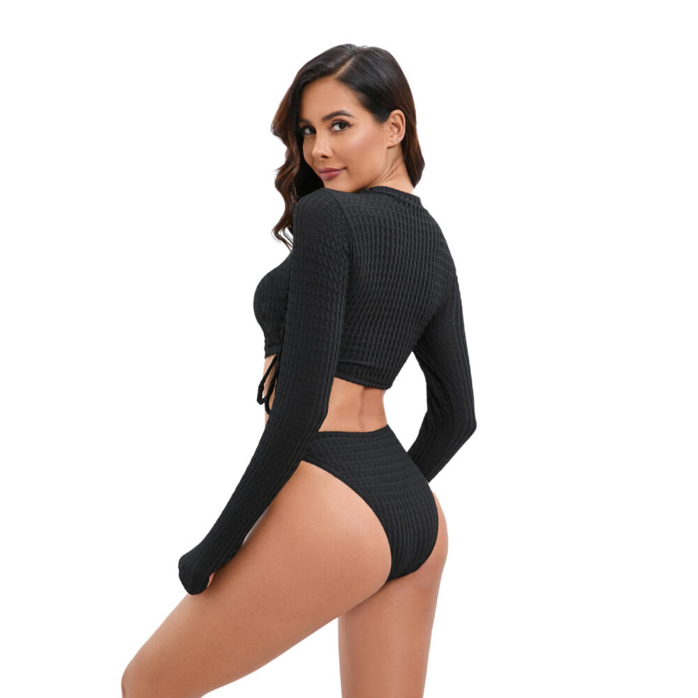 Split Long Sleeve Surfer Suit Sunscreen Women's Swimsuit Wetsuit Sexy Fashion Swimsuit