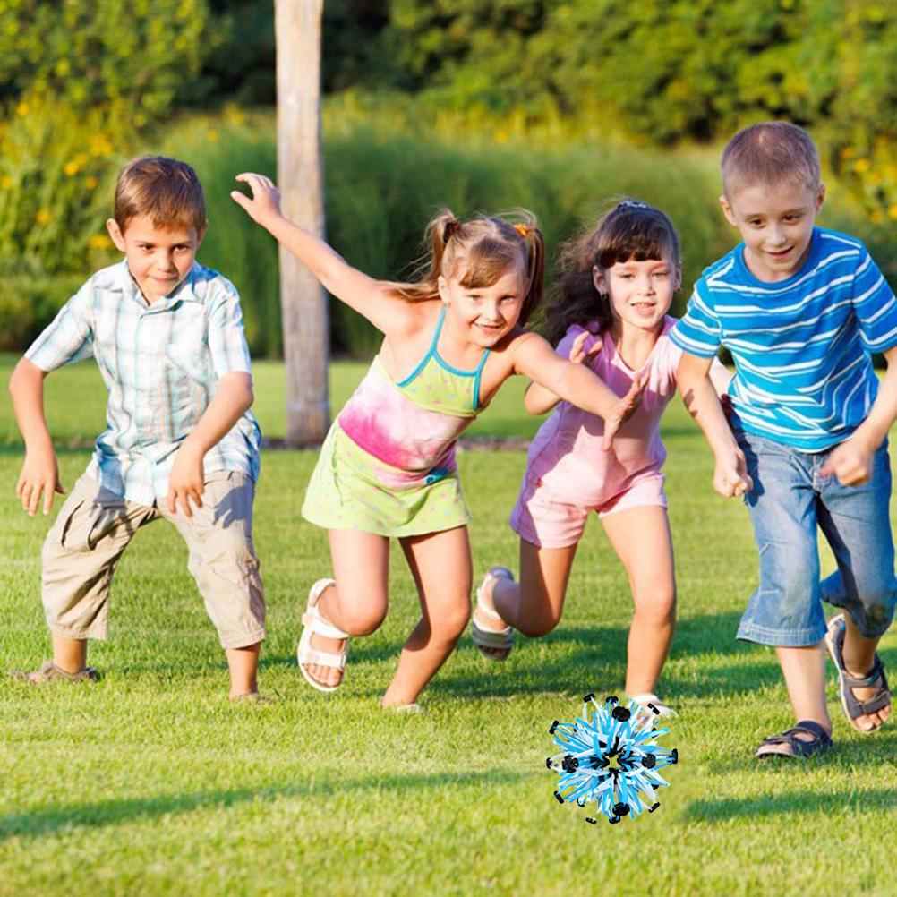 Random Color Kids Throwing Ball Shrinking Ball Sphere Toy Rings Stretch Expanding Ball Toys for Children Adults