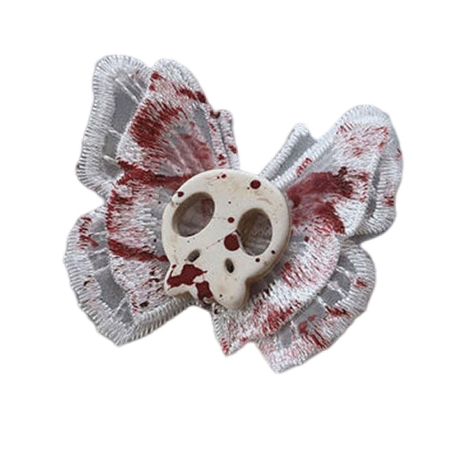 

Готическая шпилька для волос, головной убор в виде бабочки и ангела, стимпанк, голова скелета, заколки для волос, аксессуары для волос для танца, бала-маскарада 2