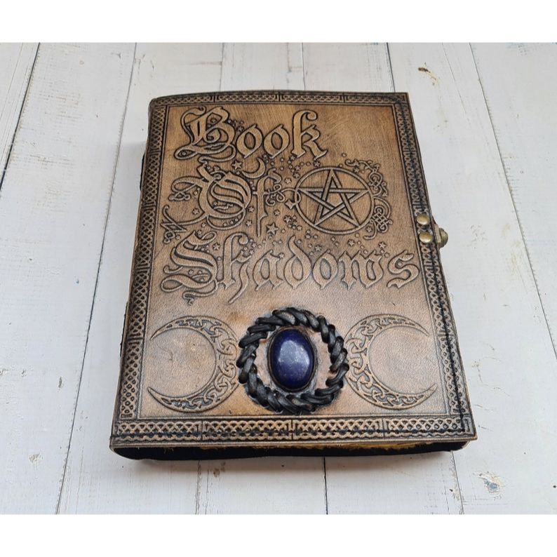 Large Book Of Shadows Journal, Large Spellbook, Halloween Gothic Notebook, Cosplay Accessories, Witchcraft Notebook, Large Grimoire.