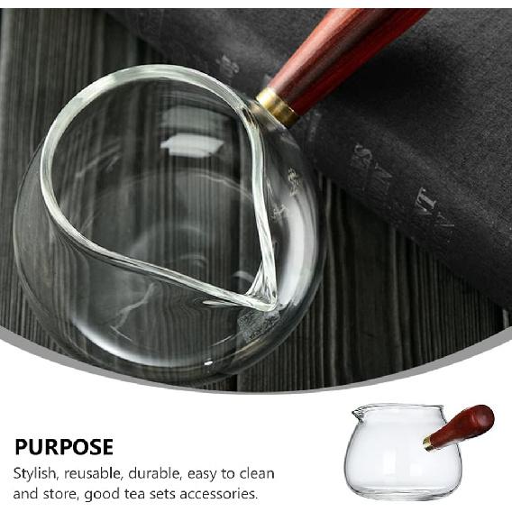 STOBOK Japanese Teapot Glass Tea Maker with Side Handle Milk Warmer Pot pour Coffee Kettle Tokoname Kyusu Teapot Vintage Butter Warmer for Home