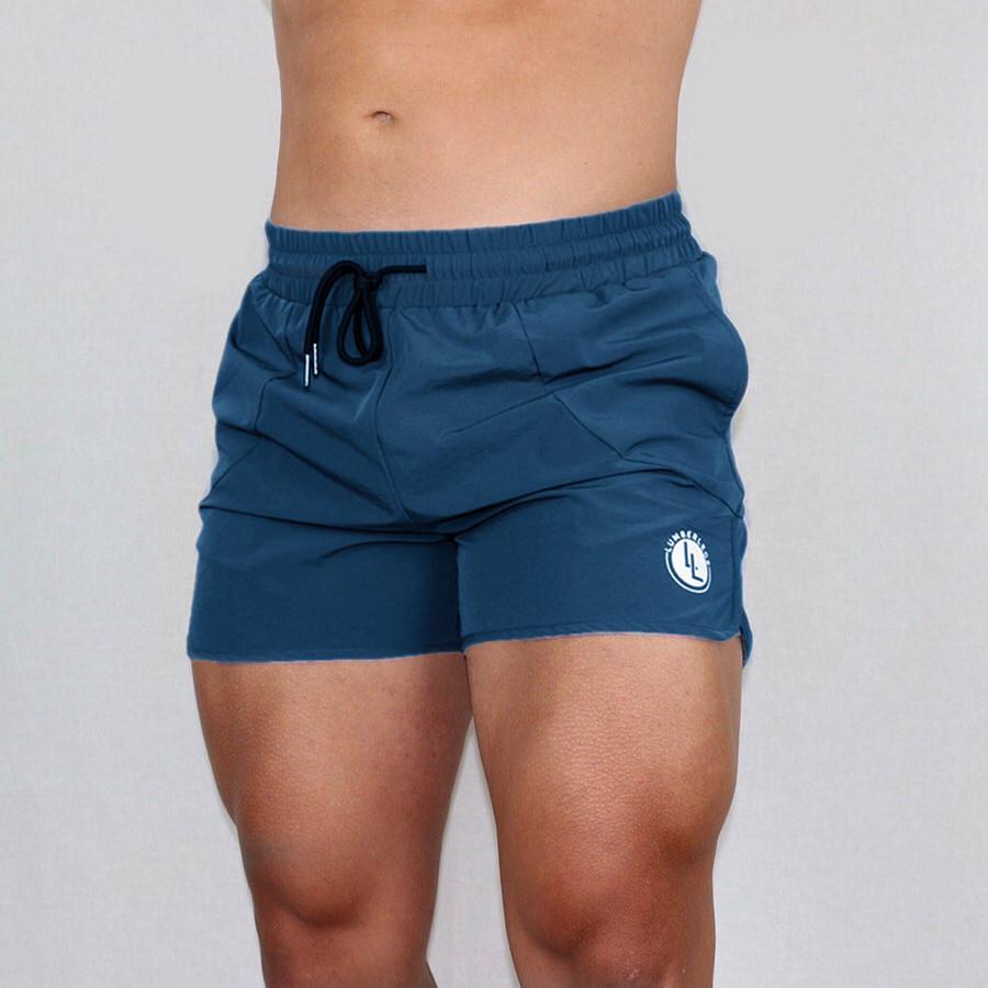 

Повседневные спортивные шорты Шорты три четверти Шорты для тренировок на открытом воздухе и фитнеса Дышащие быстросохнущие шорты Мужские шорты M синий