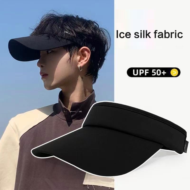 Wide Brims Sun Hat With Soft Lining Design Shielding Face From Sunlight Open Top Baseball Hat For Men Running Hiking