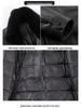 Luxury Men's Winter Leather Jacket with Down Liner - Middle-Aged Business Casual Warm Fur