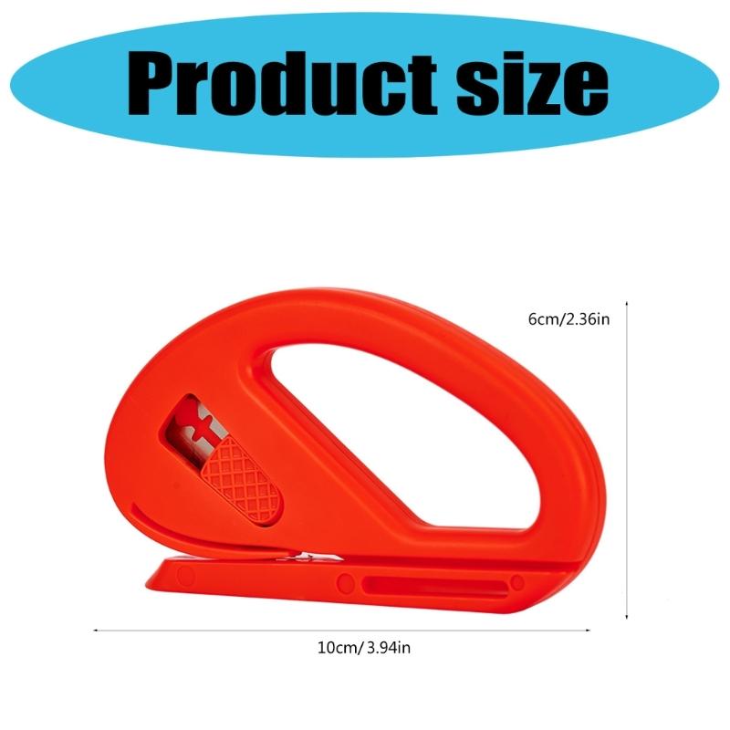 Safety Cutter Ergonomic Grip Paper Trimmer for Carton Paper Cardboard Safety Paper Cutter for Scrapbooking Card Making