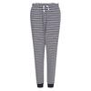 SF Men Unisex Adult Contrast Striped Cuffed Jogging Bottoms