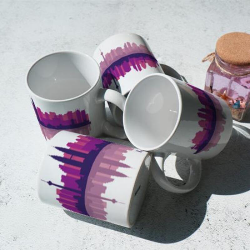 bc288-Design Mug 4-piece-Travel to Kuala Lumpur, Malaysia