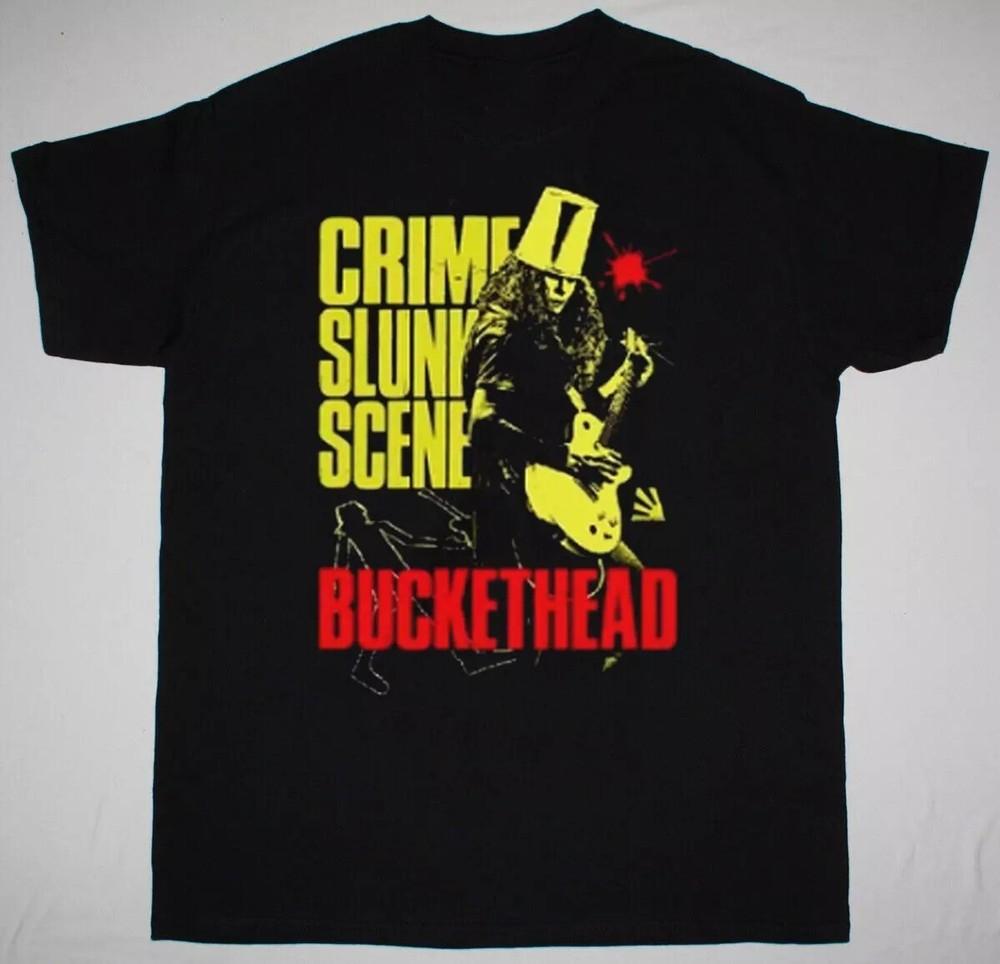 

NEW Buckethead For Man Woman Short Sleeve Black All Size S5XL Shirt Unisex T-Shirt S