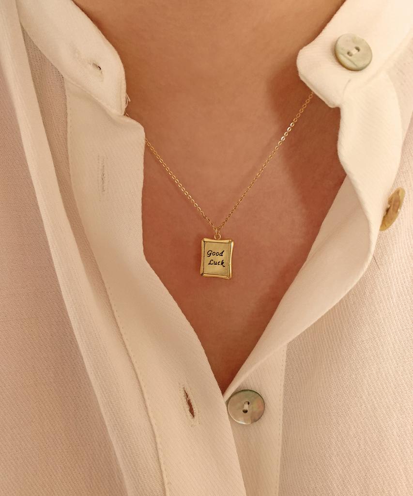 Code.H (Silver 925) Lettering Pendant Necklace