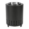 Tabel Top Fire Pit Bottom Ventilation Hole Efficient Burning Low Smoke Portable Fire Pit Black