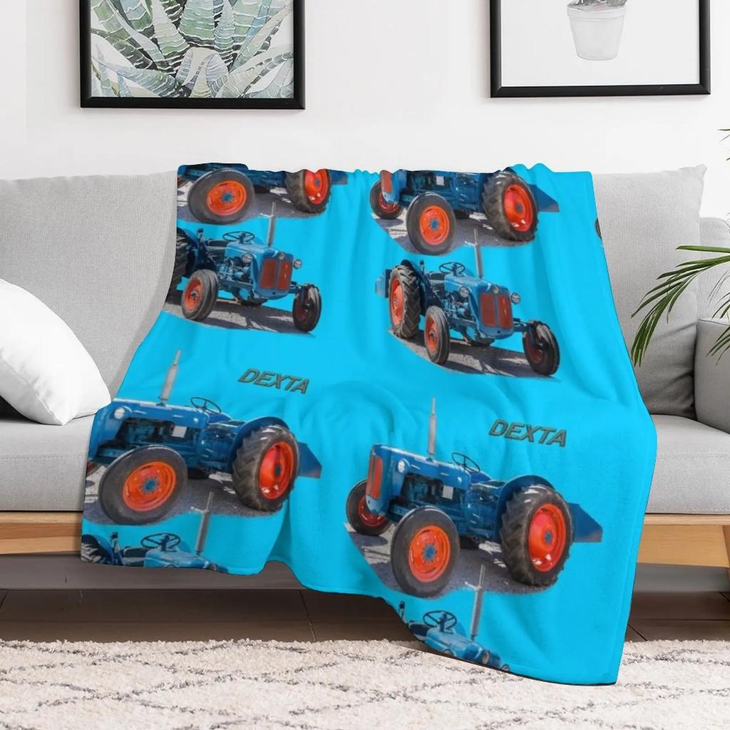 Fordson Dexta Throw Blanket Warm Comfortable Blanket Gift for Parents Friends