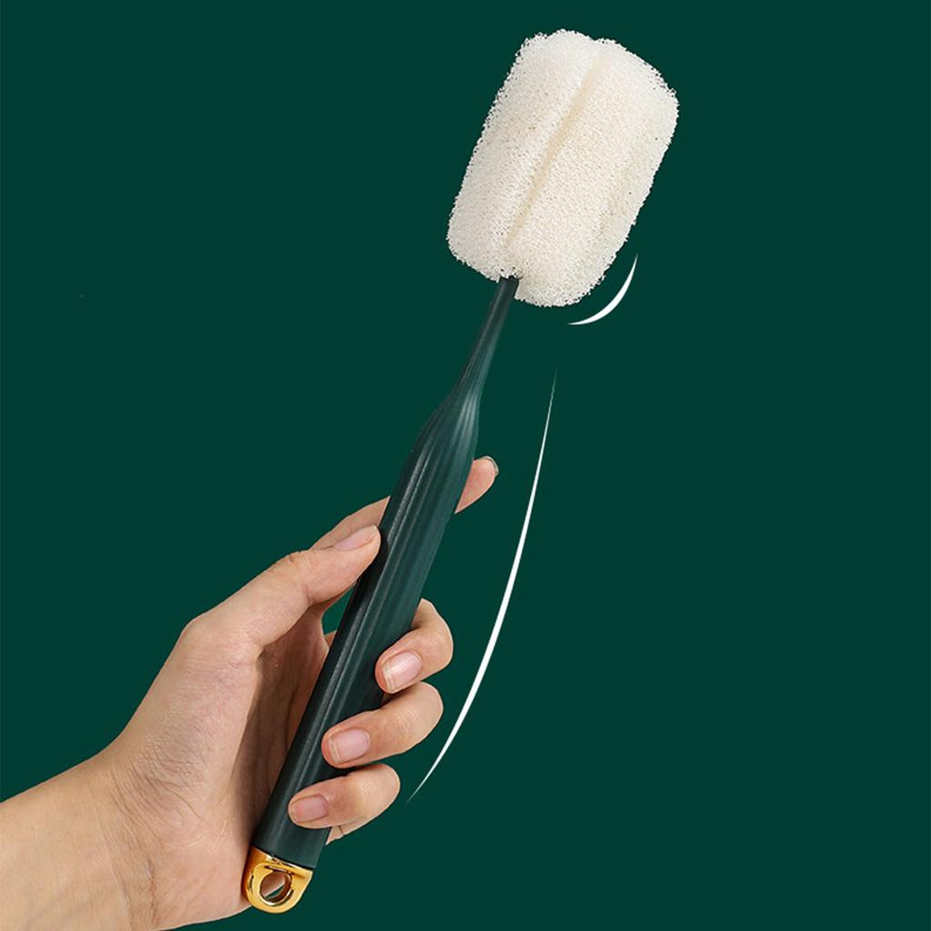 Bottle Brush ABS Sponge Long Handle Water Bottle Cleaning Brush for Beer Cup Wine Glass Mug Kitchen