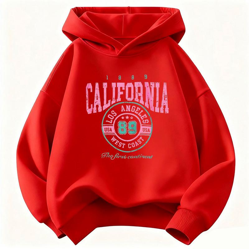 California Los Angeles Fashion Hoodie Kids 2026 Children's Sweatshirt Hoody Casual Hoodies for Boys Girls Clothes