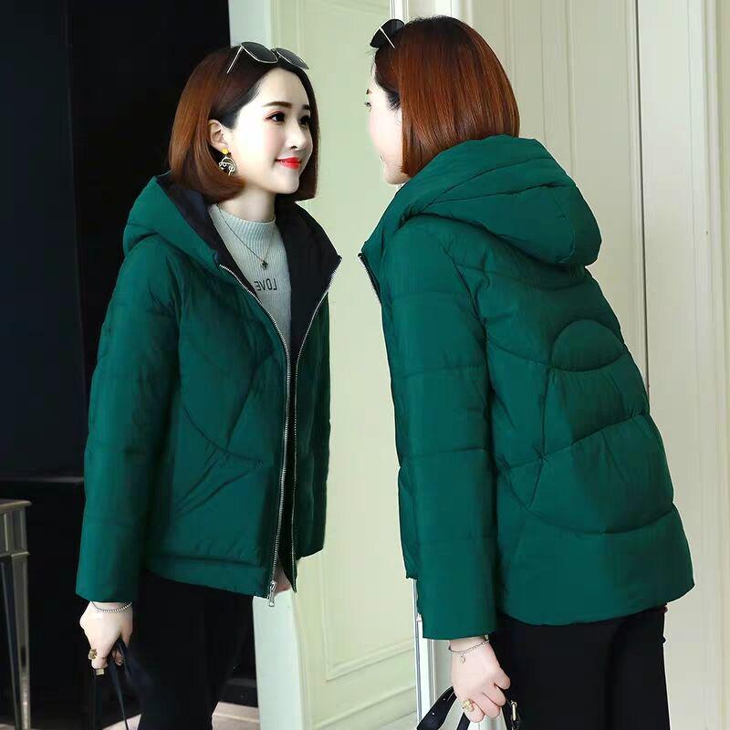 Womens Parka Thickened Winter Parka Women Winter Coats Slim Thin Winter