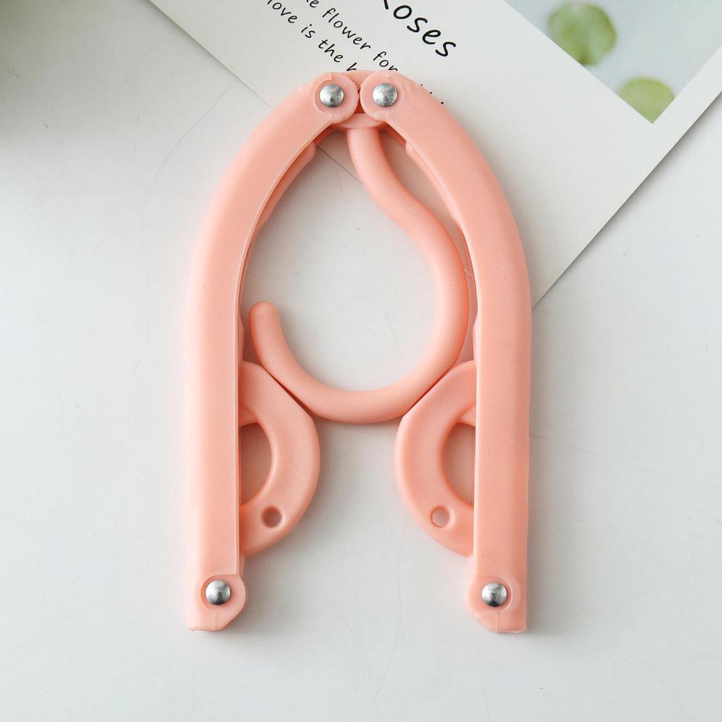 Compact Folding Clothes Hanger for Travel, Dorms, Students, Daily Use - Unisex