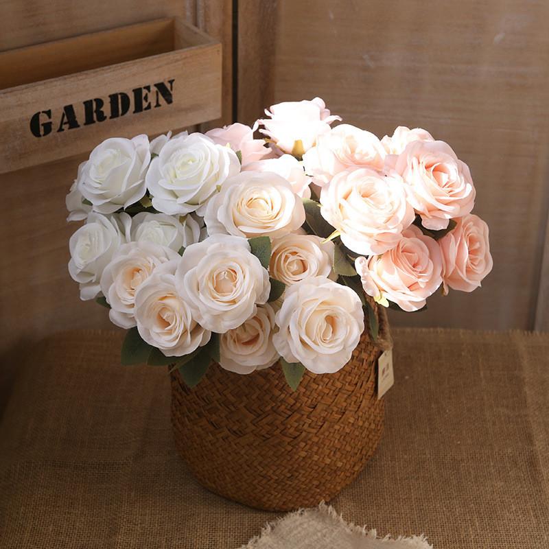 Rose Silk Flowers Party Decoration For Weddings And Celebrations