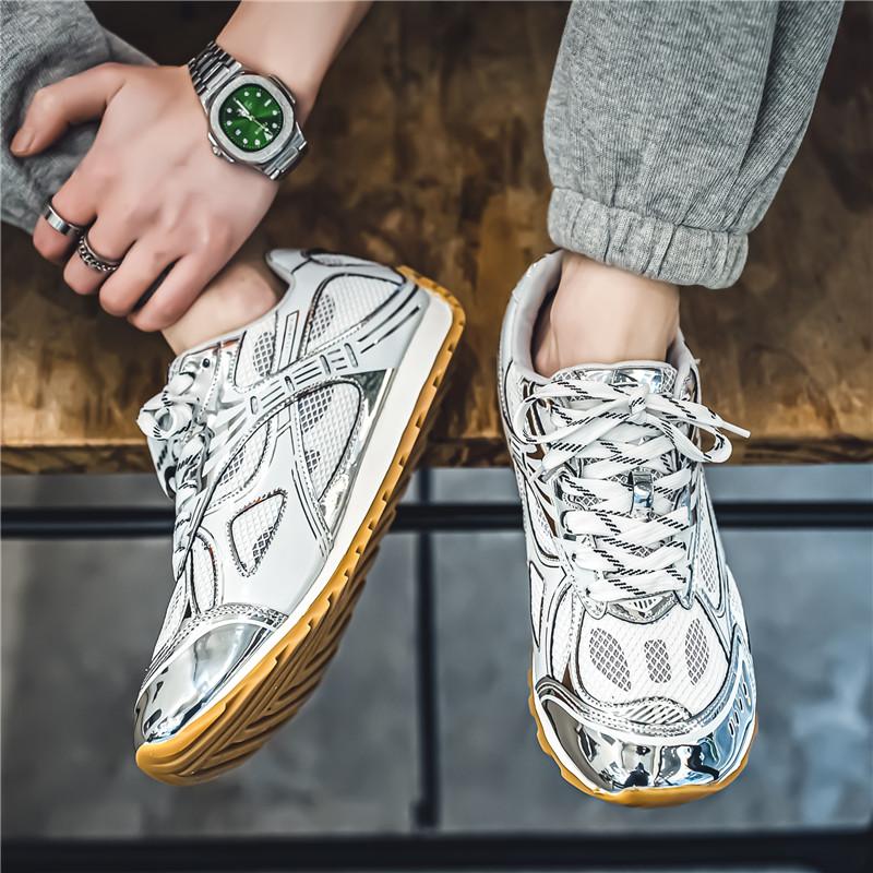 Youth Adult Fashion Trend Mesh Men's Shoes Retro Outdoor Leisure Sports Shoes Running Shoes