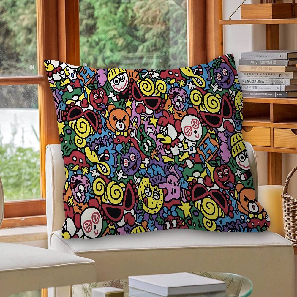 Japan Fashion H-Hysteric M-Mini Cushion Cover Decorative Pillow Sofa Home Decor Case Pillow Cases