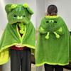 Lovely Plush Soft Cloak Cat Cape Cartoon Cloak Cat Coral Fleece Air Blankets Birthday Valentine Gifts