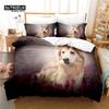 Lovely Dog Bedding Set, 3Pcs Duvet Cover Set, Soft Comfortable Breathable Duvet Cover, For Bedroom Guest Room Decor