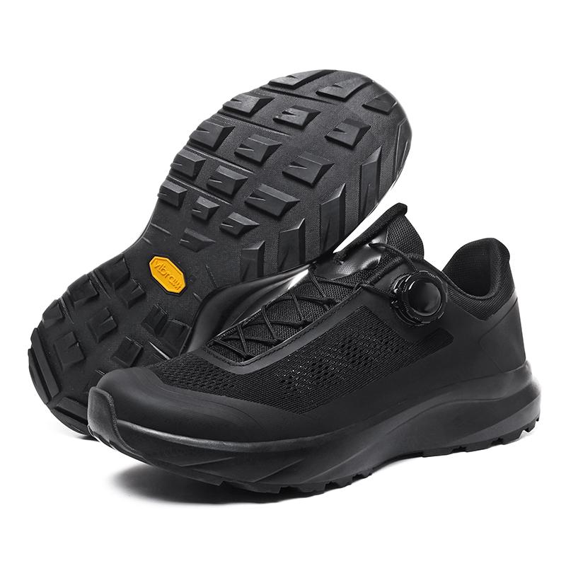 TUINANLE Men’s Non Slip Large Size Wide Outdoor Hiking Walking Sneakers Rotating Button Casual Trainers Sizes 39-45