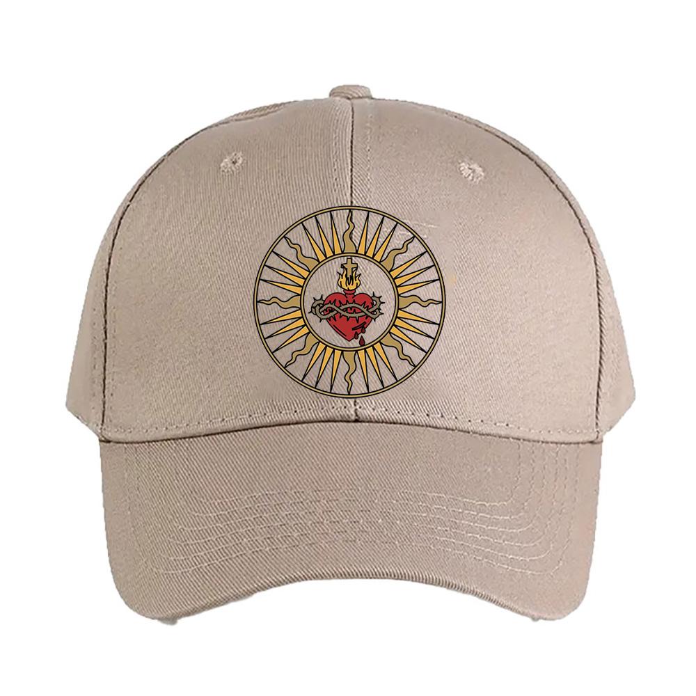 Sacred Heart of Jesus Cap summer woman Man Adult Hat Fashion Casual Adjustable Printed Baseball Caps Trucker Cap Adjustable