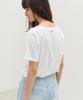 Leuba Henley Neck Cotton T-Shirt - Off White