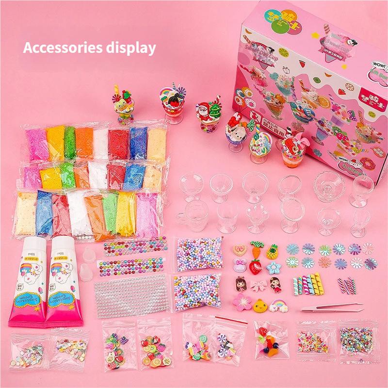 Craft Kits DIY Ice Cream Cup Decor Dessert & Crafts for Kids Ice Cream Cone Props for Fake Food Display Birthday Gifts for Girls