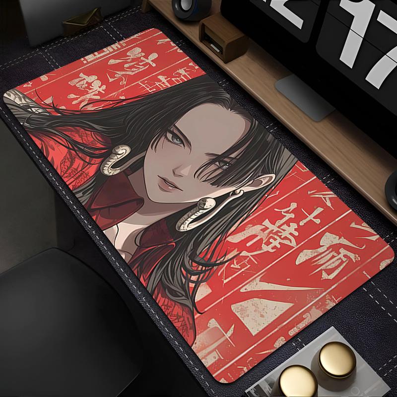 Computer Varmilo Keyboard Mouse Pad one piece Boa Hancock Anime Gaming Accessories Table XXL Gamer Carpet Desk Mat Soft Mousepad