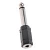 6.35mm 1/4 Inch Dual Track To 3.5mm Stereo Jack Female Audio Converter Adapter