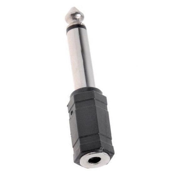 6.35mm 1/4 Inch Dual Track To 3.5mm Stereo Jack Female Audio Converter Adapter