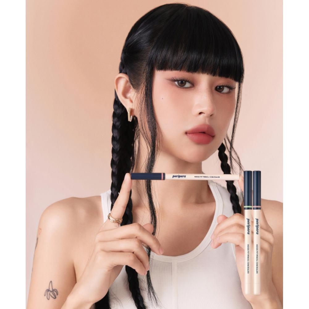 

Peripera [2 Pack] Mood Fit Pencil Concealer 002 cover green/002 cover green