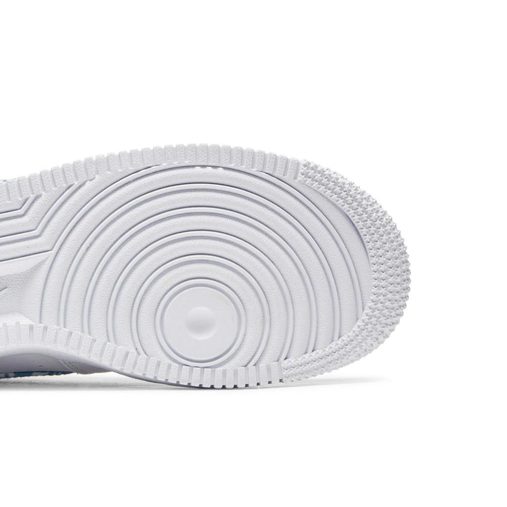 Nike Women's Air Force 1 '07 'Blue Paisley' (women's sizes) White / Worn Blue / White Skate Shoes DH4406 100