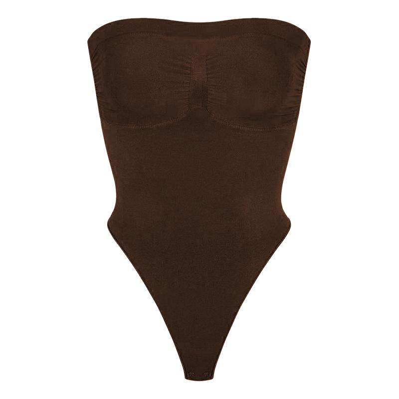 

FallSweet Женское моделирующее белье Бесшовный корректор фигуры Контрольный корсет Тренажер для талии Нижнее белье Моделирующий корсет 3XL коричневый