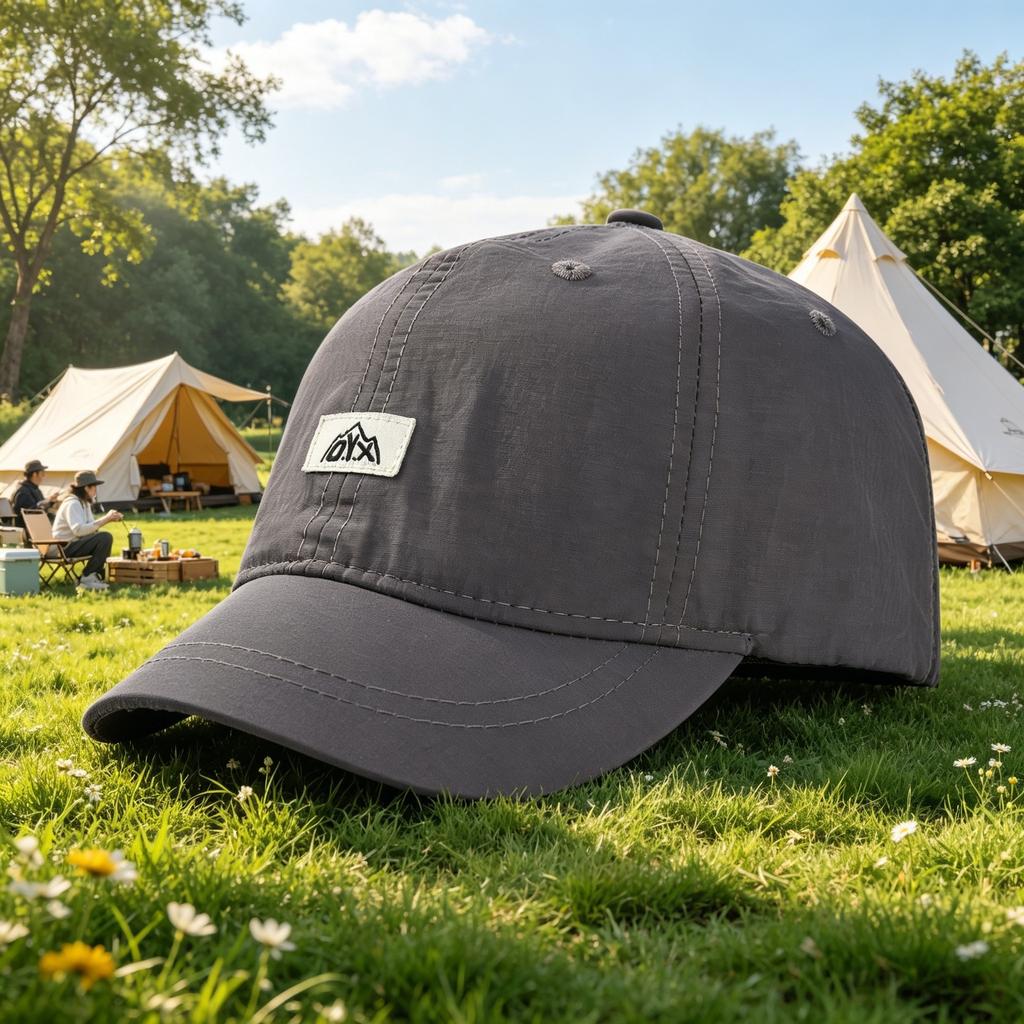 Vintage nastavitelná unisex čepice pro venkovní turistiku a horolezectví