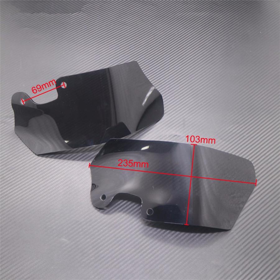 Motorcycle Windshield Side WindScreen Airflow Deflector Wind For BMW R1200 GS ADV 2004-2012