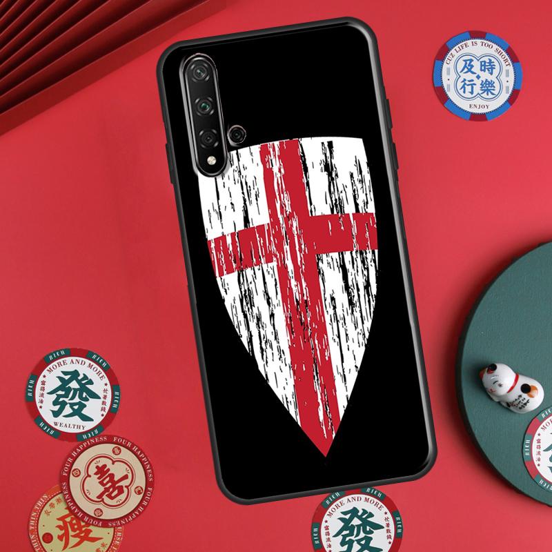 Knights Templar Coat of Arms For Huawei P20 P40 P30 Lite P60 Pro Nova 12s 11i 12i 10 9 SE 5T Y91 Y90 Y60 Y70 Y72 Y61 Case