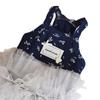 huaqianguhh White Tutu Dog Dress, Floral Sleeveless Princess Style Summer Pet Outfit for Small Dogs Teddy Bichon Frise
