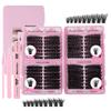 504 Clusters Of Single-Cluster False Eyelashes 8-16Mmdiy Natural Dense D-Curve Self-Grafting