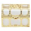 12pcs Hollow Design Candy Box Elegant Golden Color Present Jar Reusable Clear Material Favor Boxes Birthday Party